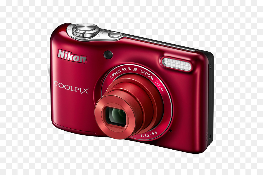 30 фунтов фотоаппараты 201 МП компактная цифровая камера красный 720р，компания Nikon модель Coolpix L830 PNG