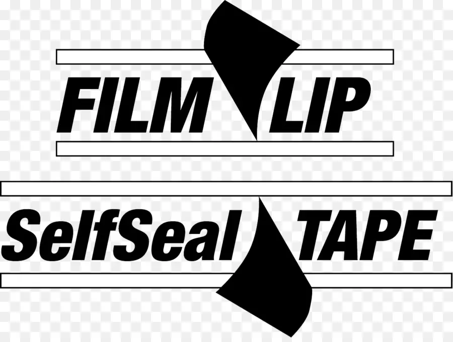 Логотип пленочной ленты Selfseal Tape для губ，Лента PNG