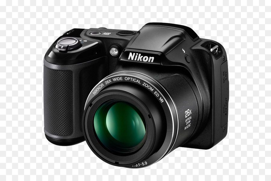 Никон фотокамера Coolpix L340 202 МП компактная цифровая камера 720p черный，Pointandshoot камеры PNG