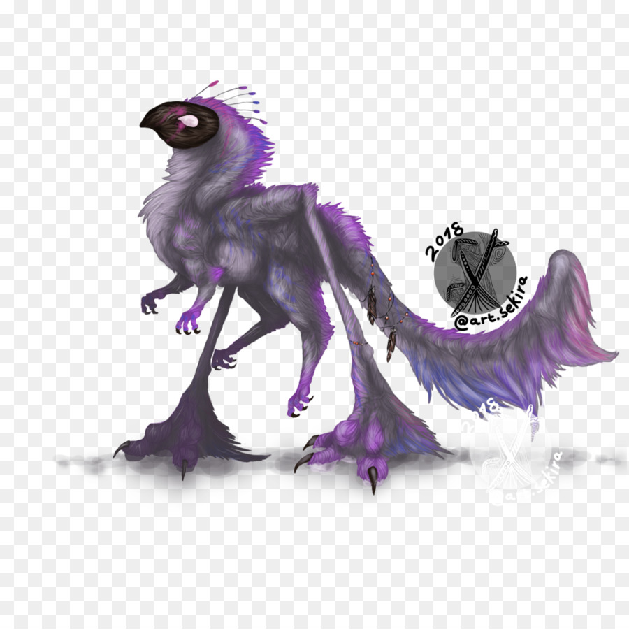 легендарное существо，фиолетовый PNG