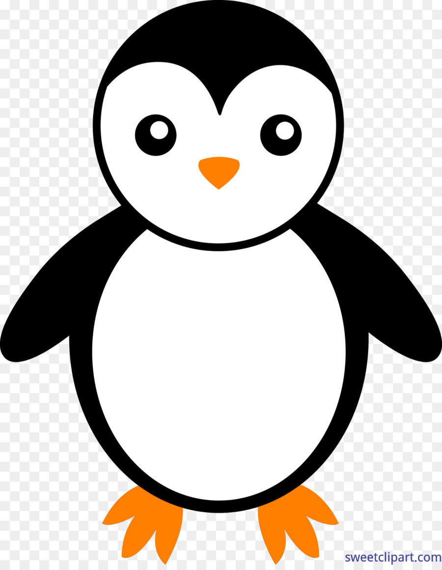 Пингвин срисовать