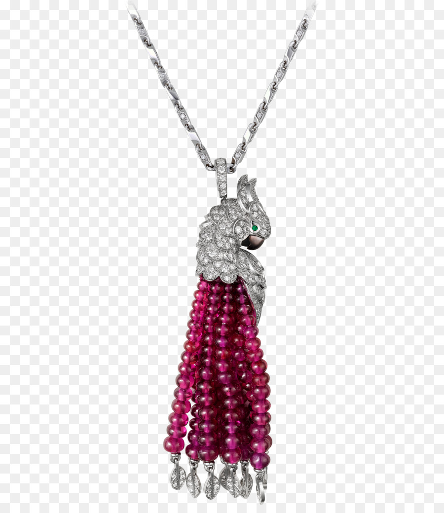 Рубиновый，Ожерелье PNG
