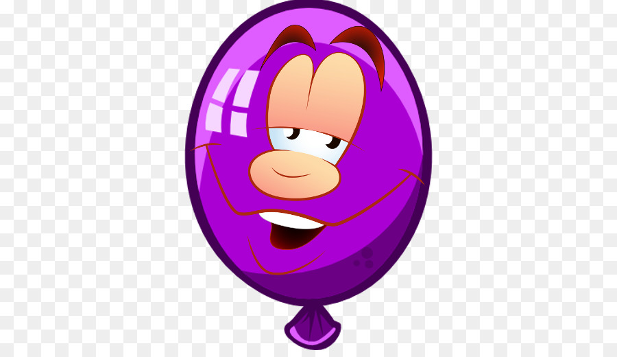 Воздушный шар，фиолетовый PNG