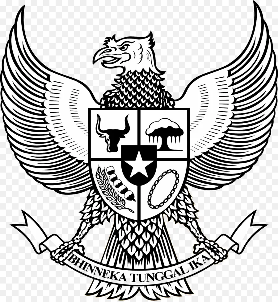 герб Индонезии，Панча шилы PNG
