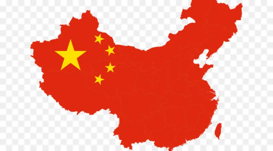 Китай，карте PNG