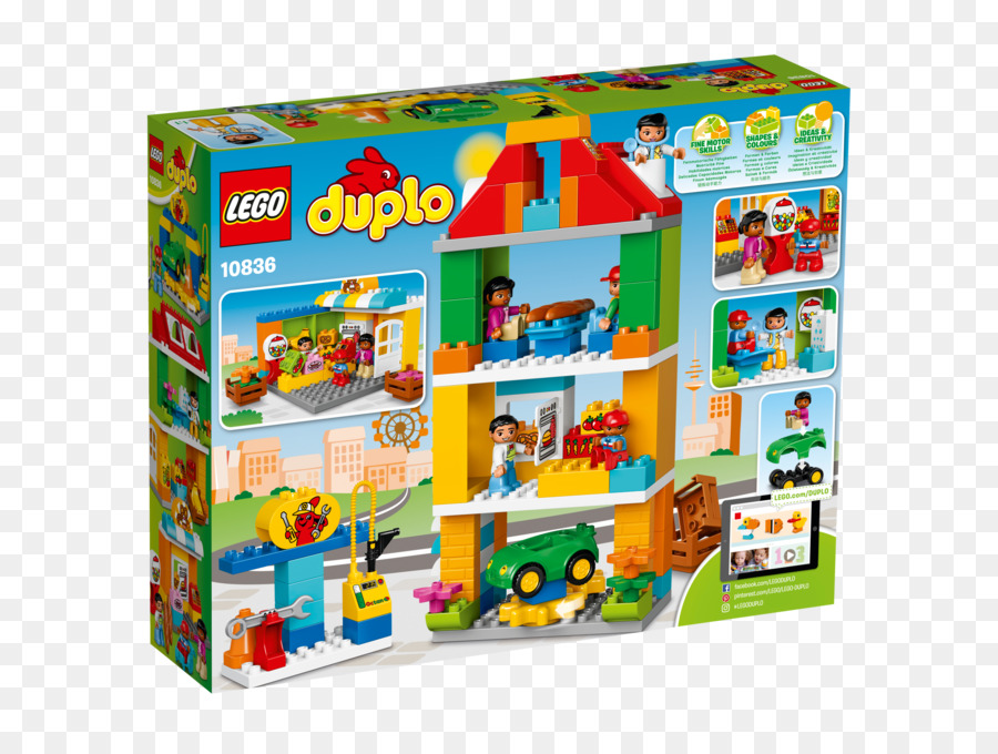 Lego 10836 Duplo Town Square，игрушка PNG