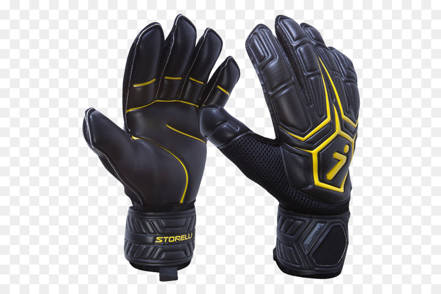 Storelli Exoshield Гладиатор элитный ГК перчатки черный желтый，лакросс перчатки PNG