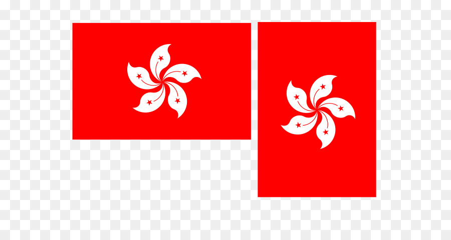 Гонконг，флаг Гонконга PNG