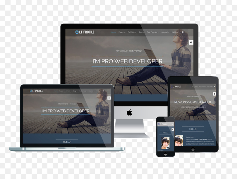 Отзывчивый веб дизайн，создание сайтов PNG