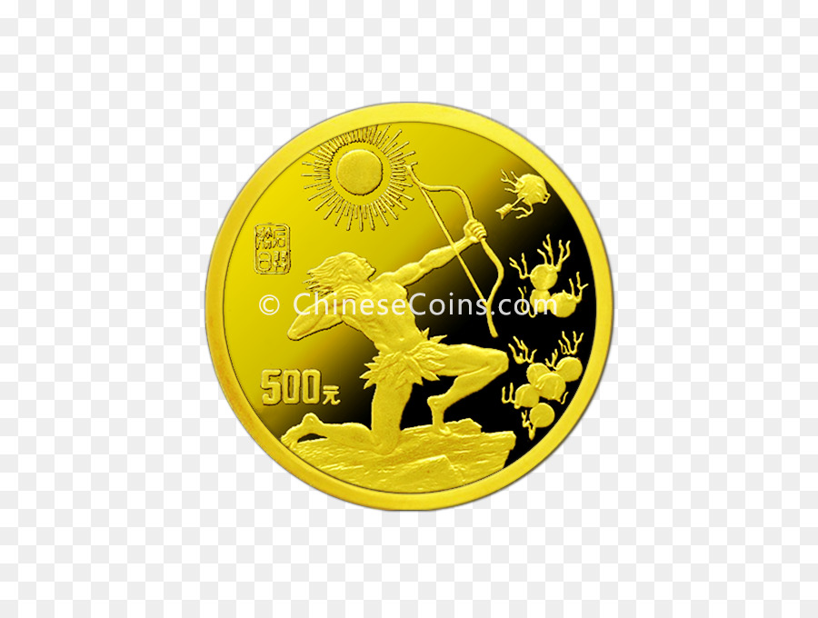 монета，желтый PNG