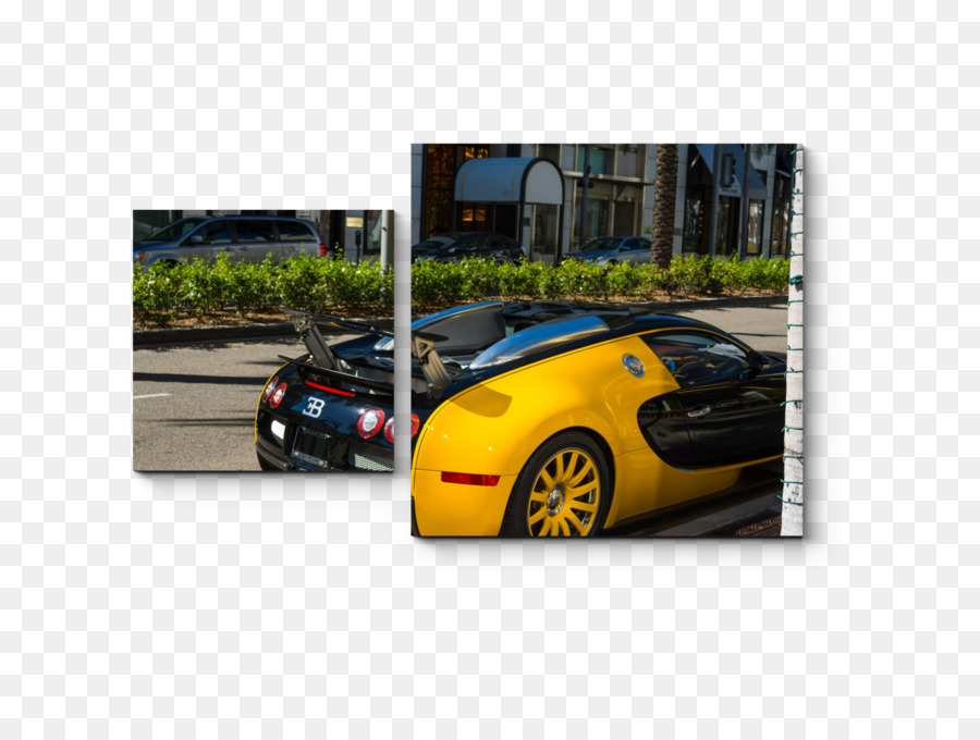 Bugatti Veyron，спортивная машина PNG