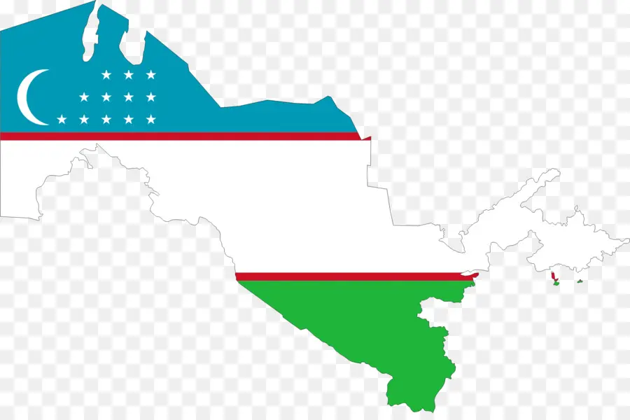 Узбекистан，Флаг Узбекистана PNG