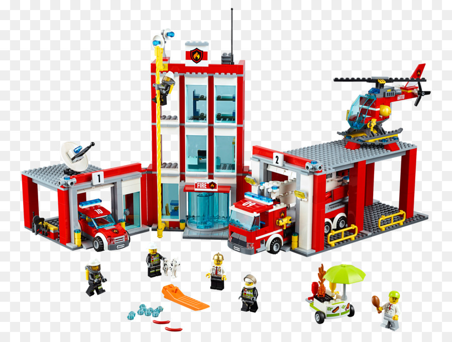 Lego 60110 Городская пожарная станция，Лего PNG