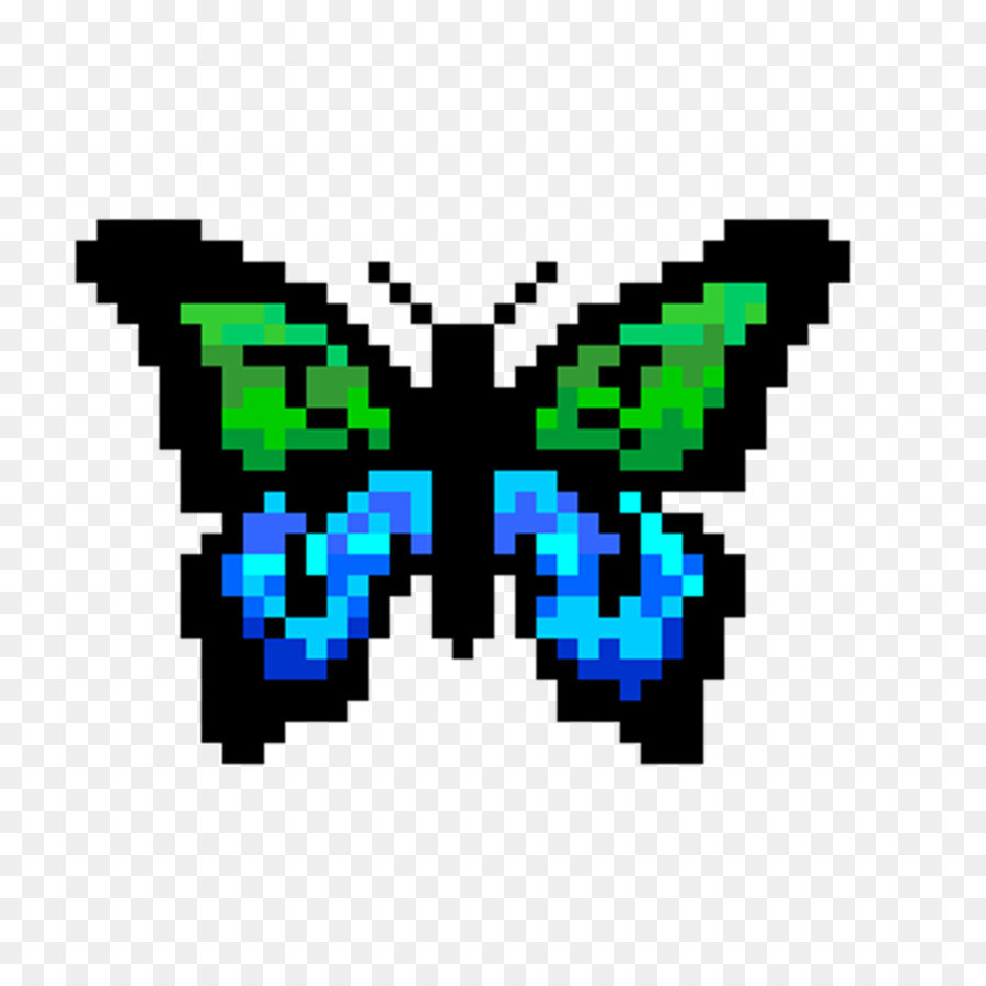 Пиксельная бабочка