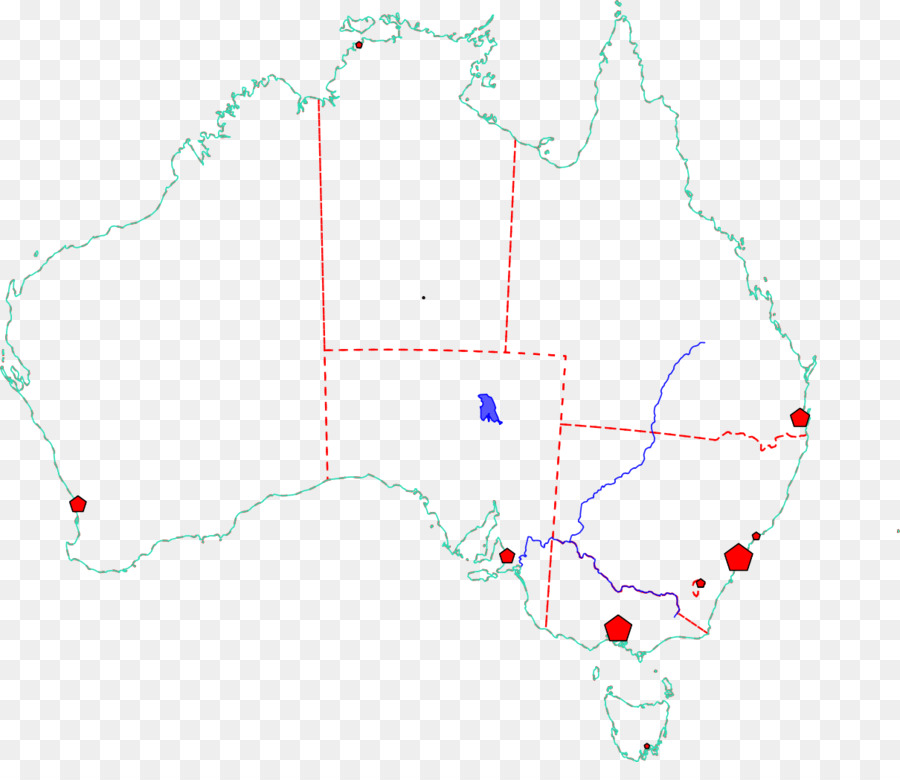 карте，Австралия PNG