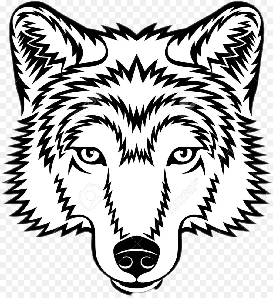 волк，логотип PNG