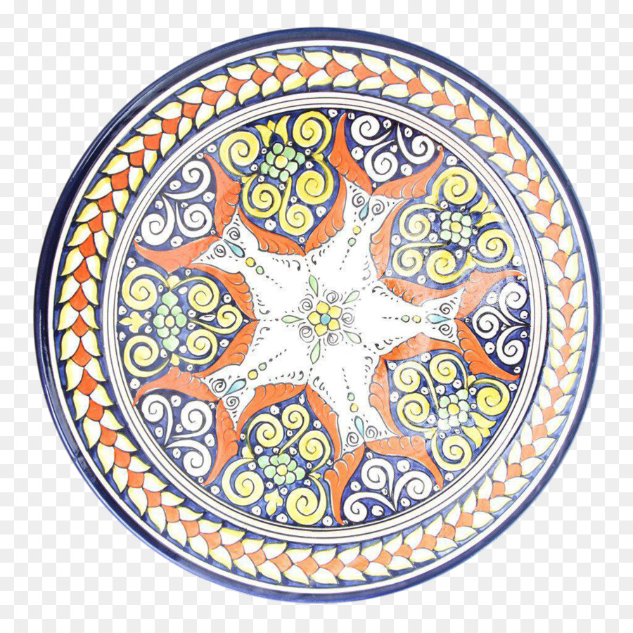 Марокканские узоры на тарелках