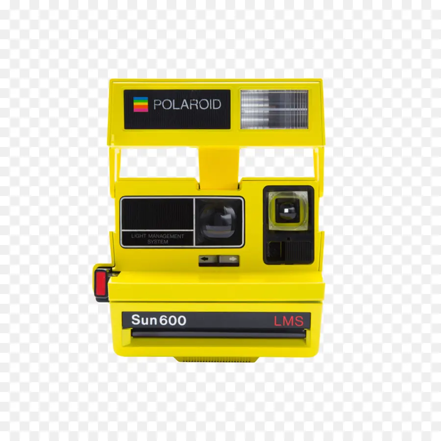 Желтая камера Polaroid，Фотография PNG