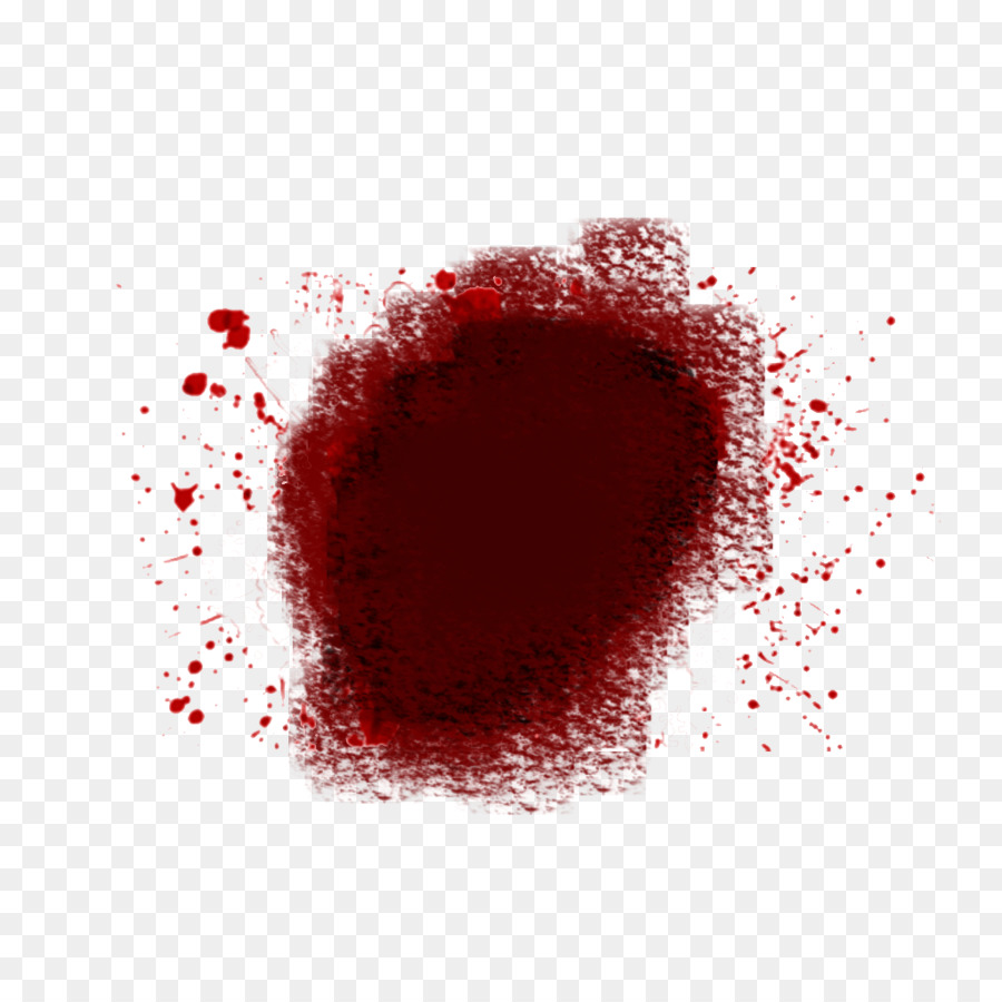Пятна крови на прозрачном фоне