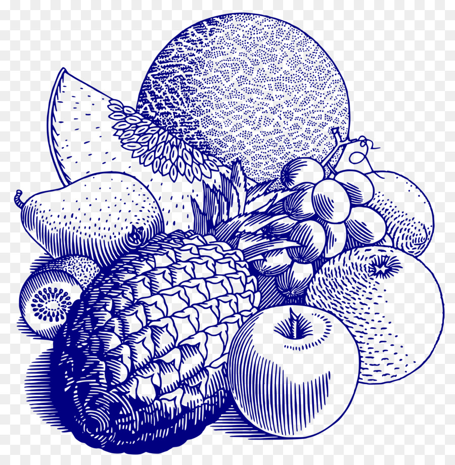 Стилизованные фрукты