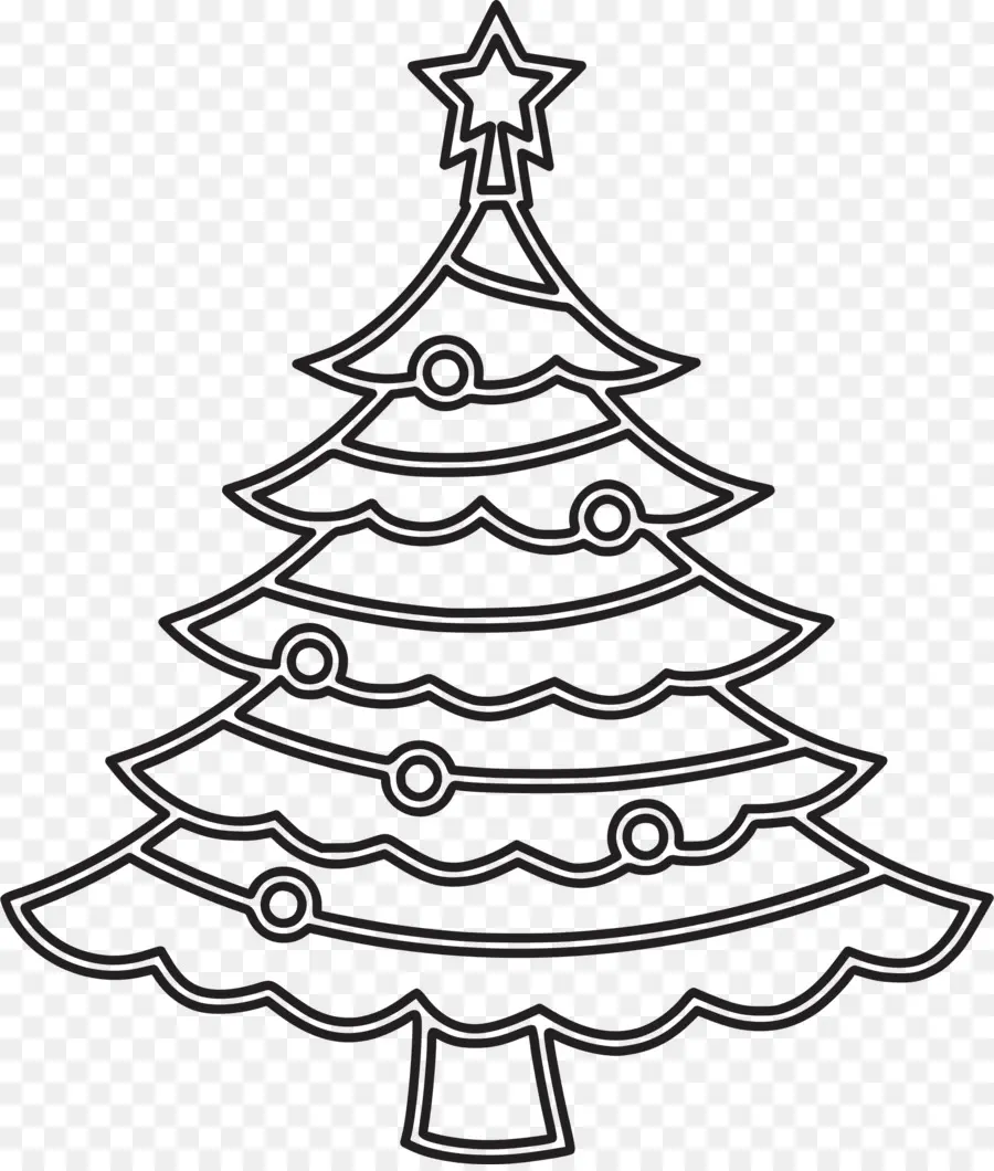 Рождественская елка，Template PNG