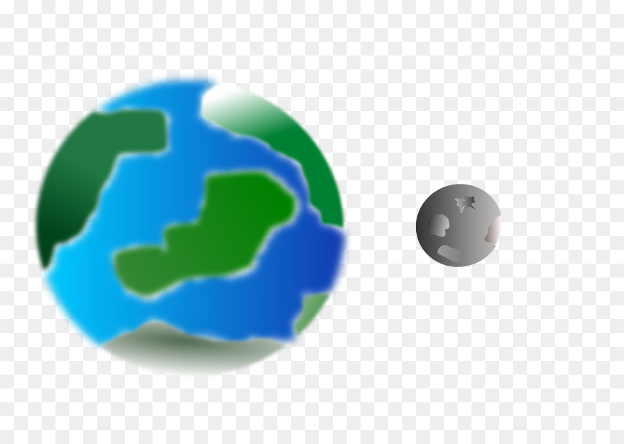 Земля，луна PNG