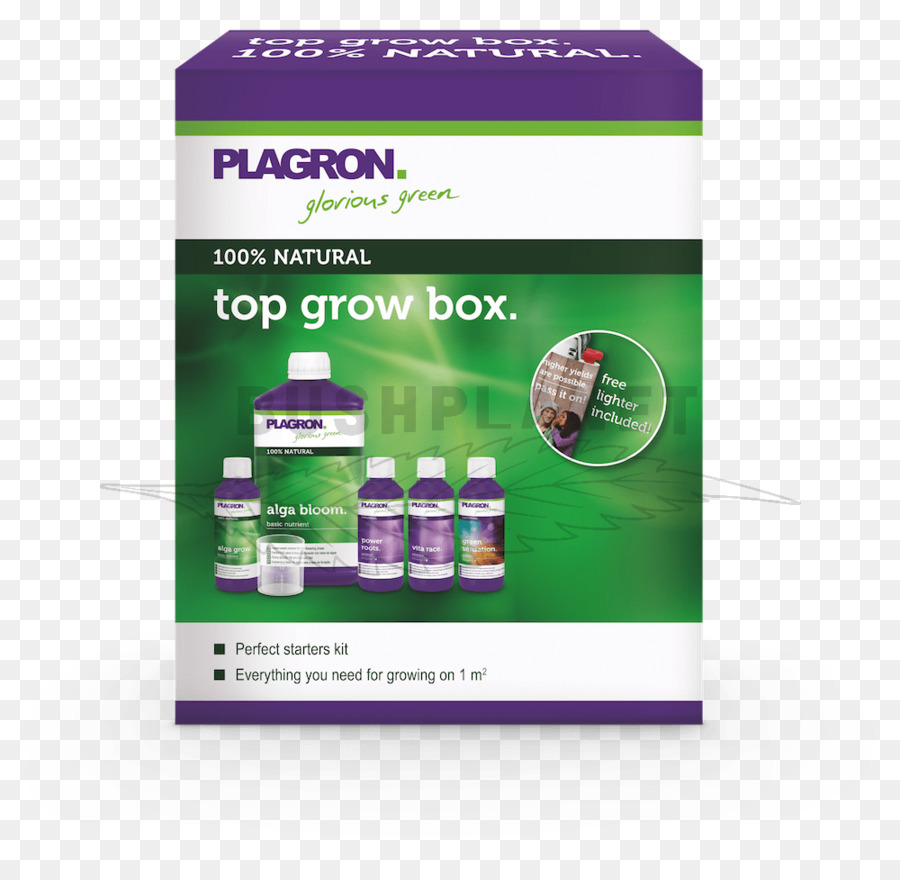комплект удобрений Plagron Top Box Start Box，расти коробку PNG