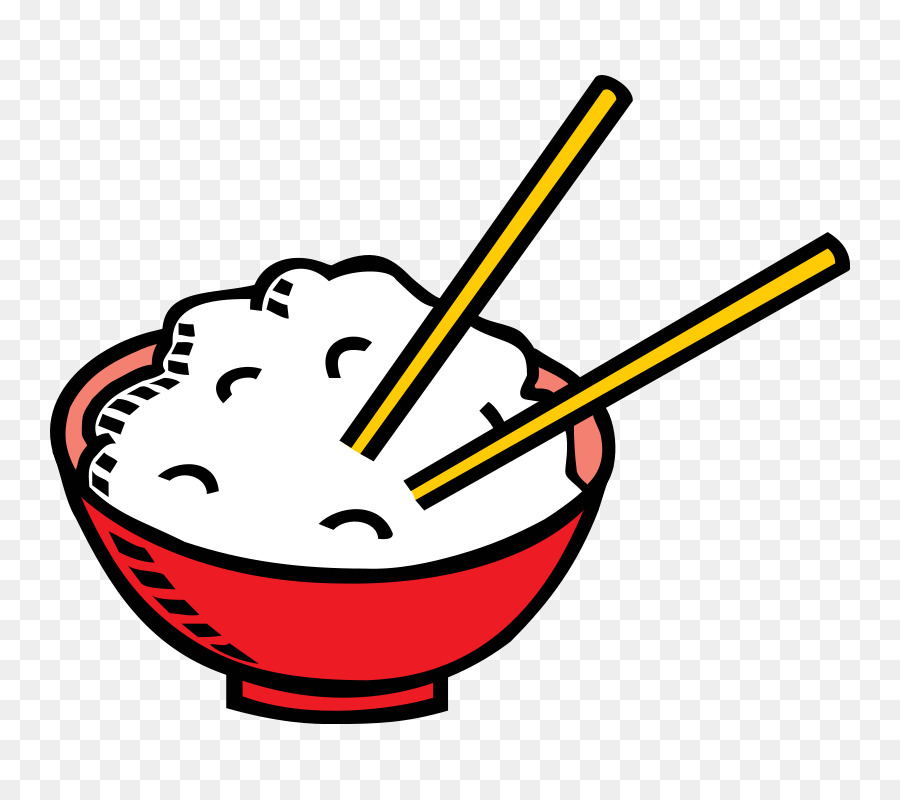 свободно жареный рис, китайская кухня, рис прозрачное изображение.