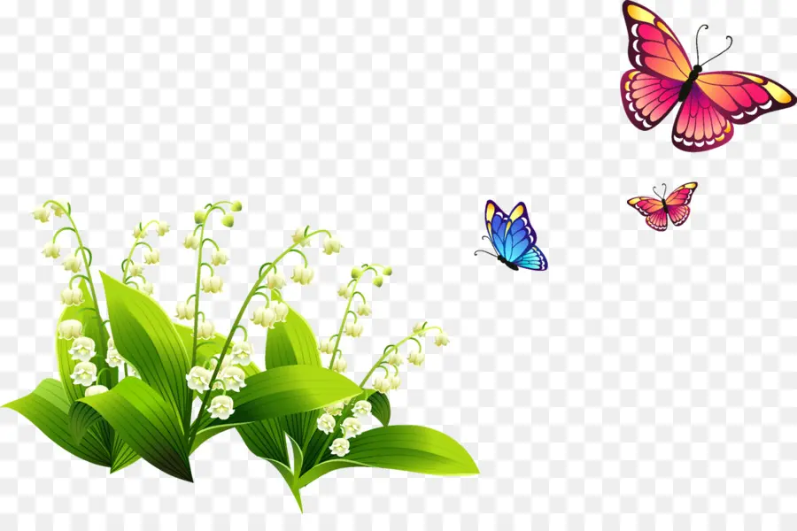 бабочка монарх，весна PNG