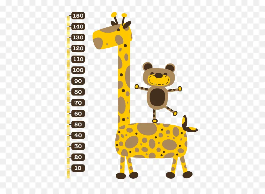Северный жираф，Ребенок PNG