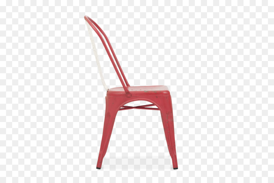 Стул，ручной потертой красный ретро Tolix стиле стул с пусковой площадкой места PNG