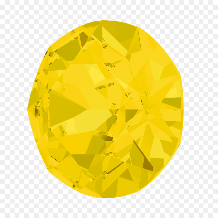 Драгоценный камень，желтый PNG