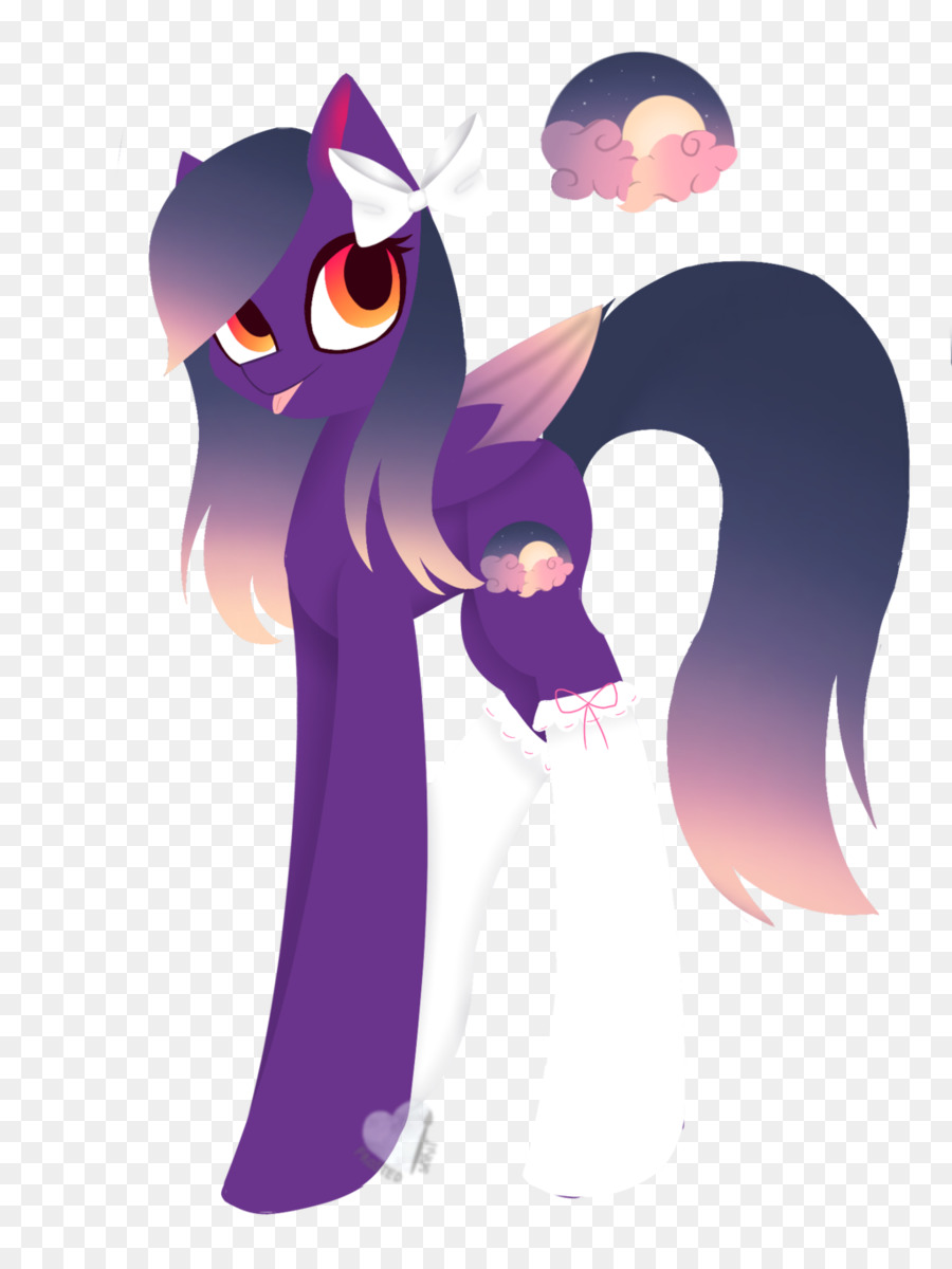 лошадь，фиолетовый PNG