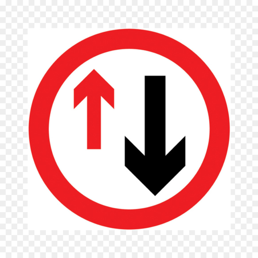 Дорожный знак две стрелки