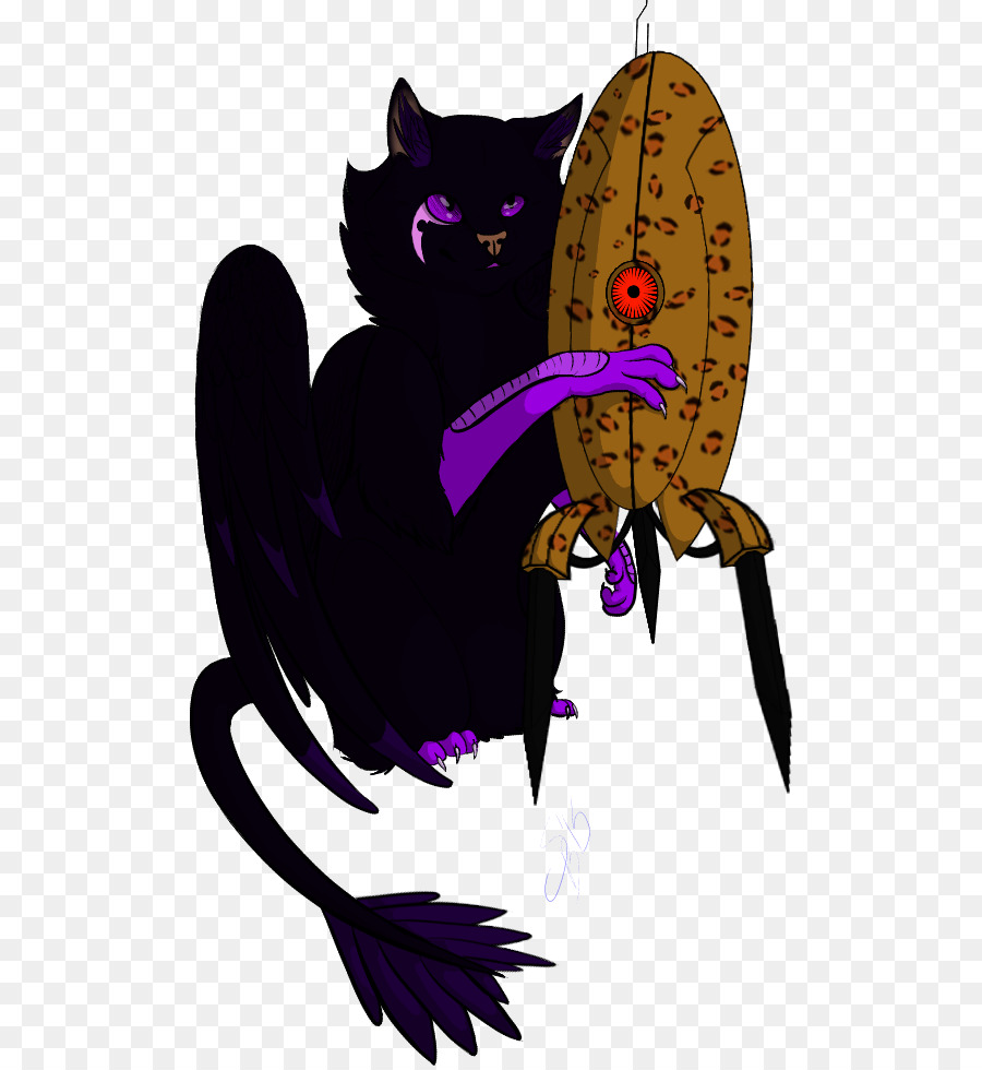 кошка，фиолетовый PNG