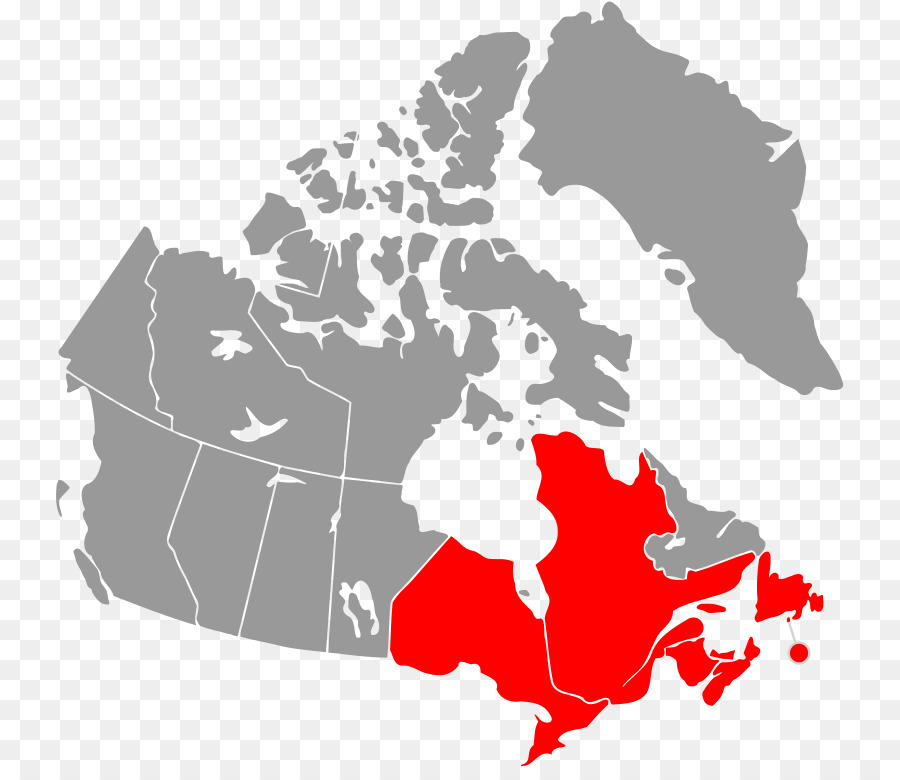 Канада，карте PNG