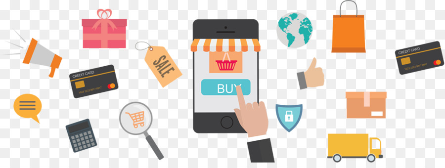 Интернет магазины，мобильная коммерция PNG