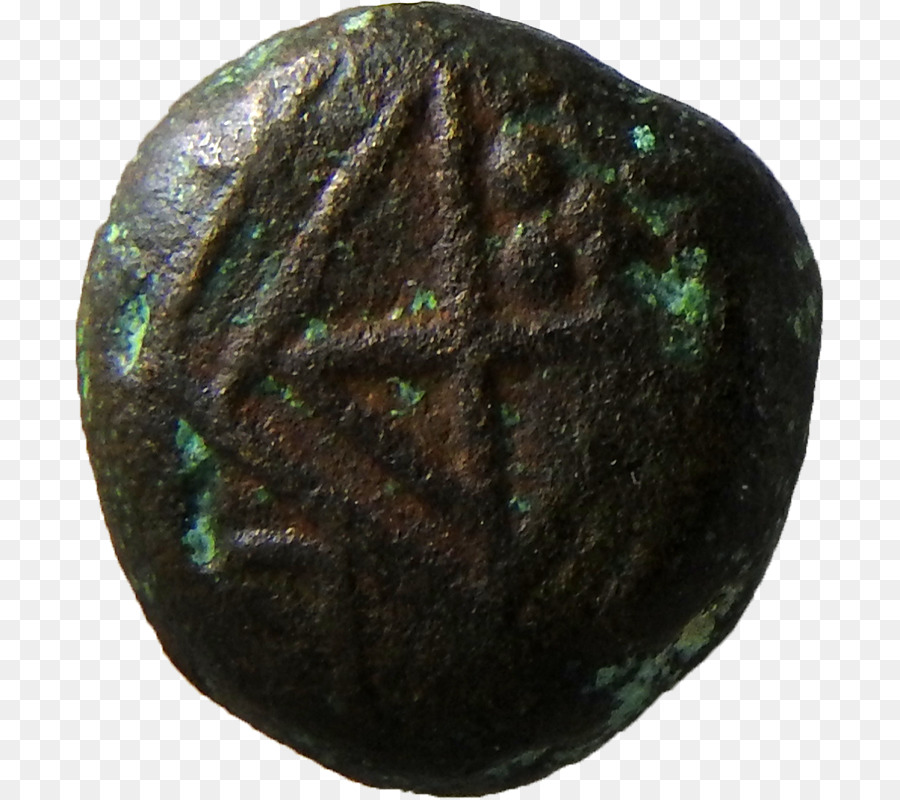 монета，Indogreek королевство PNG