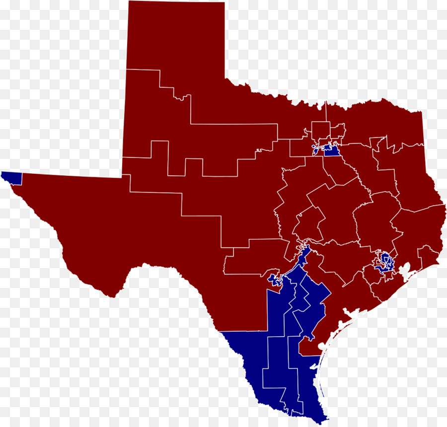 Техас，Векторная Карта PNG