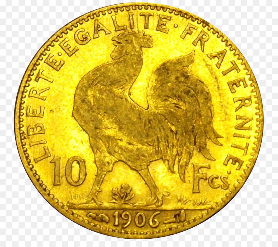 монета，Золото PNG