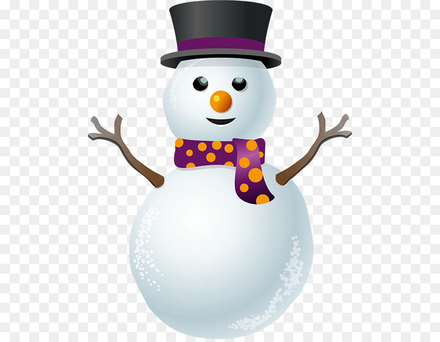 Снеговик，Рождественские украшения PNG