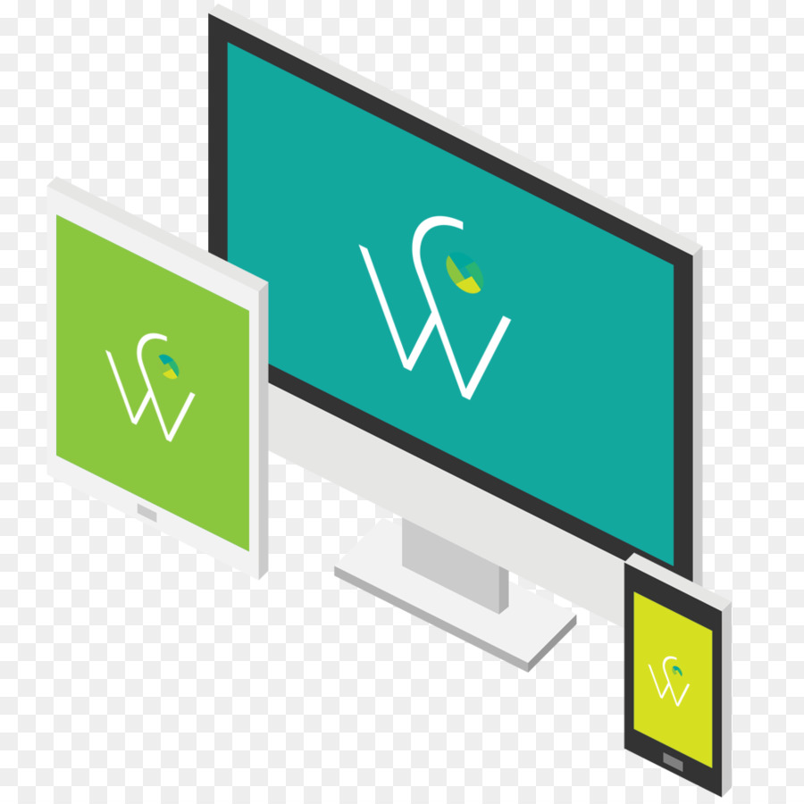 Отзывчивый веб дизайн，логотип PNG