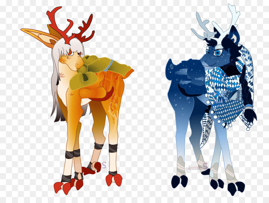 Reindeer，олень PNG