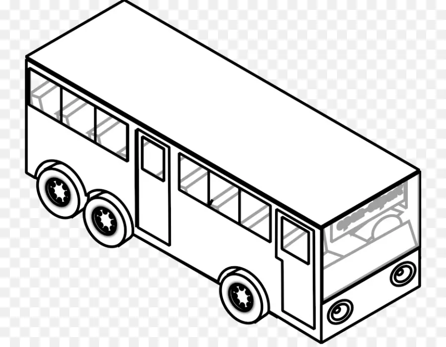 автобус，Рисунок PNG