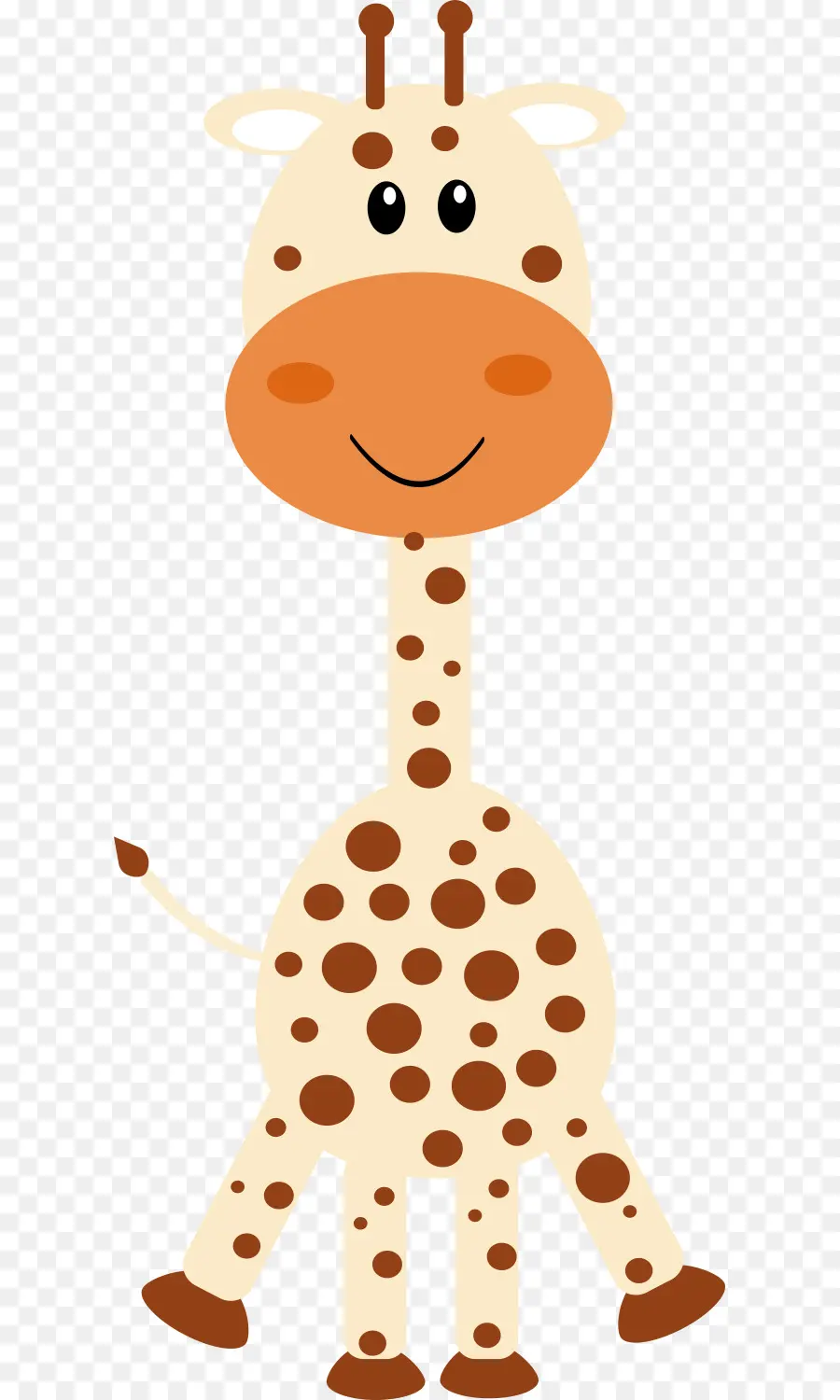 Северный жираф，Рисунок PNG