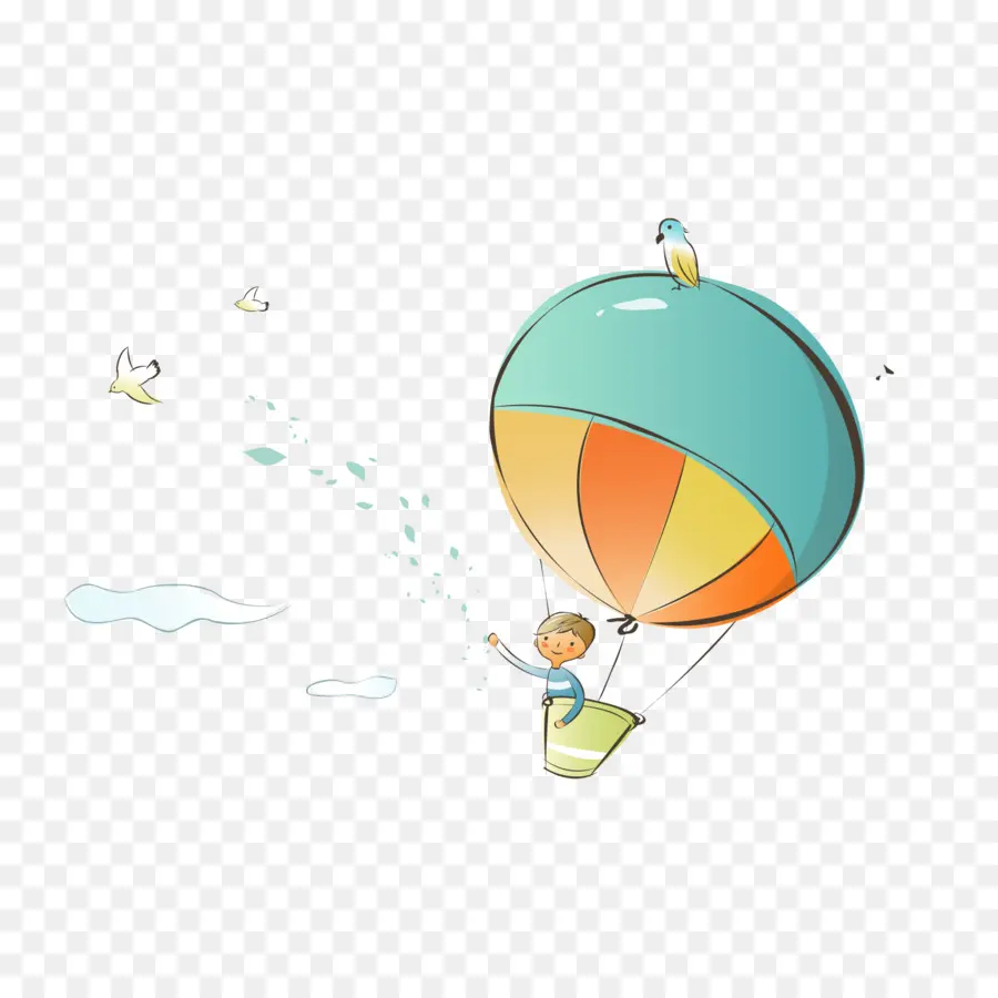 Воздушный шар，мультфильм PNG