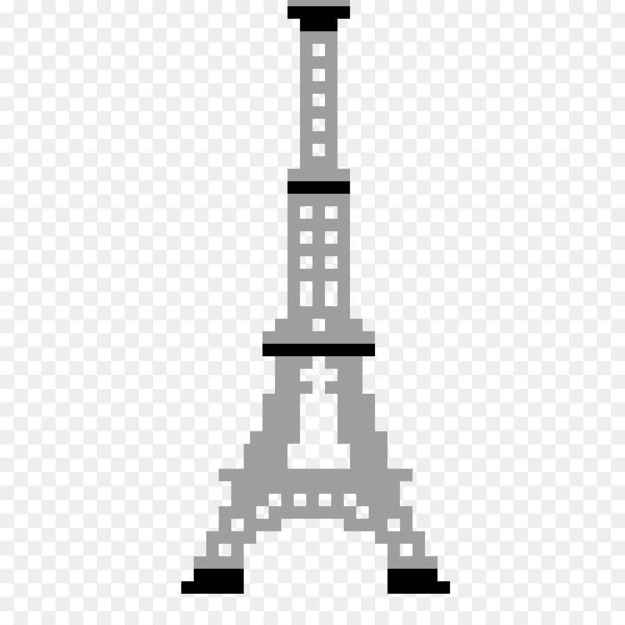 Эйфелева башня в пикселях
