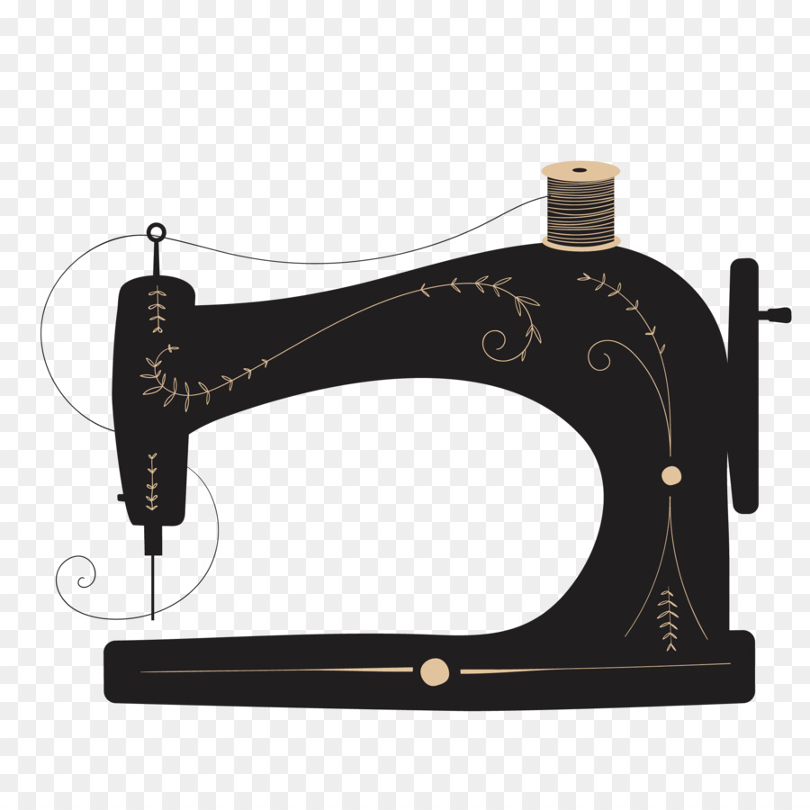 Векторная швейная машинка