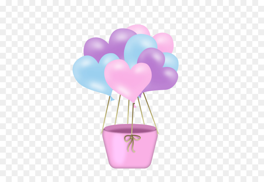 Воздушный шар，Valentines Day PNG