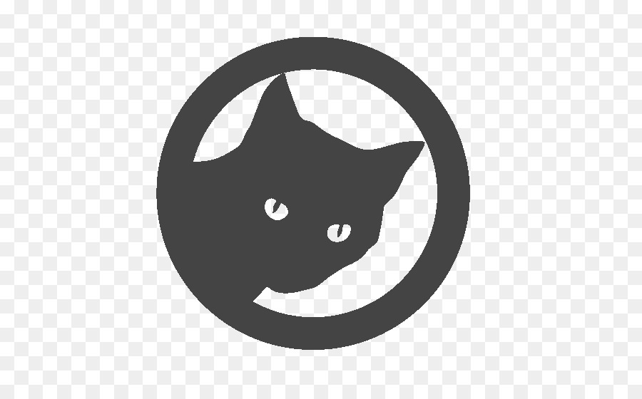 Черный кот，кошка PNG
